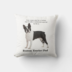 Coussin Boston Terrier Papa