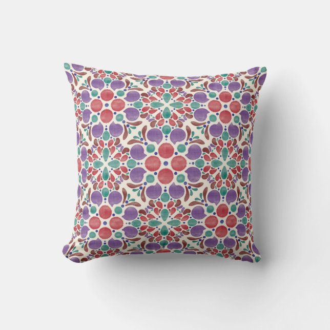 Coussin Botanical Pop - Harvest (Recto)