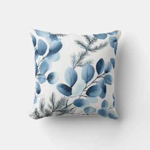 Coussin Botanique à l'aquarelle