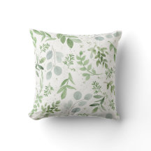 Coussin botanique de verdure - conception