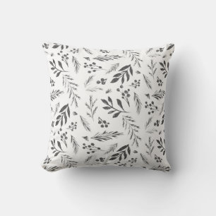 Coussin Botaniques d'hiver Elégant vacances