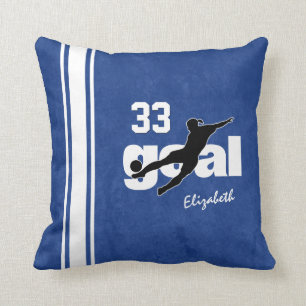 Coussin botter pour objectif personnalisé football féminin