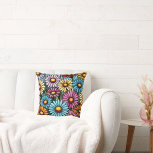 Coussin Bouches vibrantes de Bohême - Revêtement de verre 