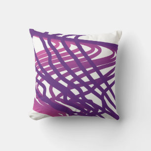 Coussin Boucles aquarelles peintes