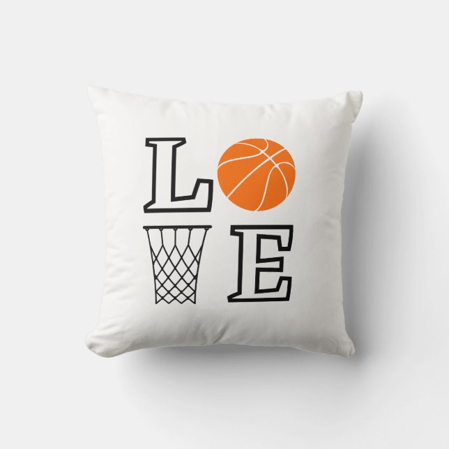 Coussin Boucles de basket-ball, Lecteur de basket-ball Cad (Recto)