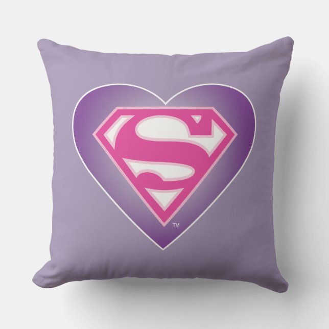Coussin Bouclier du coeur pourpre (Recto)