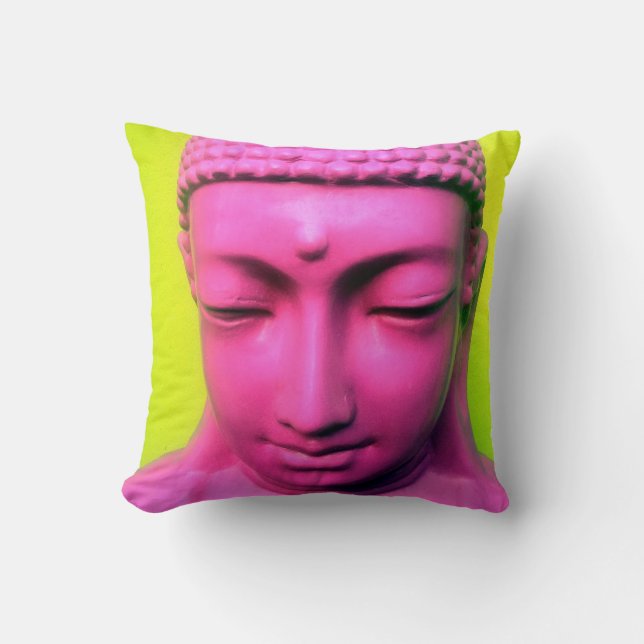Coussin bouddha rose (Recto)