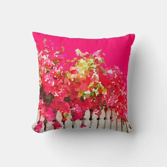 Coussin Bougainvillea (Recto)