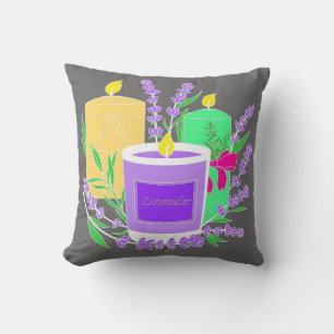 Coussin Bougies Lame réversible