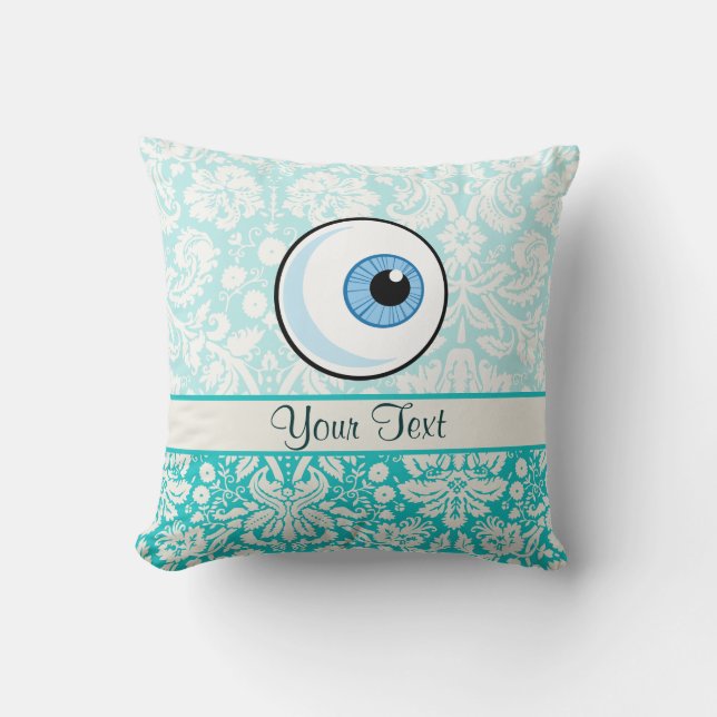 Coussin Boule d'oeil ; Mignon (Recto)