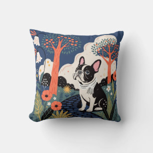 Coussin Bouledogue français moderne