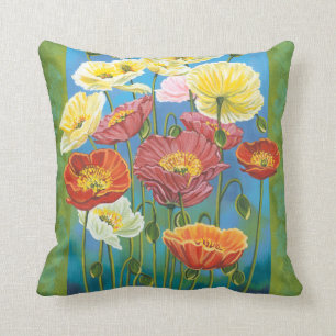 Coussin Bouquet à la frontière I