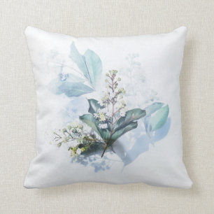 Coussin Bouquet aquarelle, Fleurs