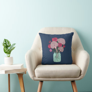 Coussin Bouquet de fleurs cérébrales