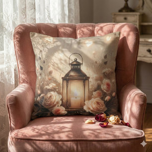 Coussin Bouquet de lanterne rose Glow