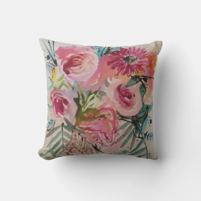Coussin bouquet floral (Recto)