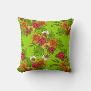 Coussin Bouquet tropical