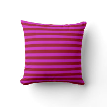 Bourgogne et rayures magenta