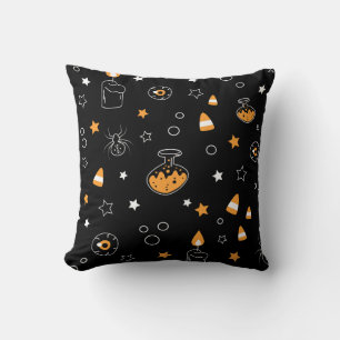 Coussin bouteille de potion de la sorcière halloween