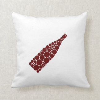 Coussin Bouteille de vin rouge