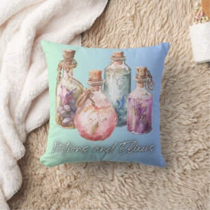 Coussin Bouteilles de sorts de potions et d'élixirs Hallow