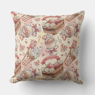 Coussin Boutique de friandises de la Saint-Valentin