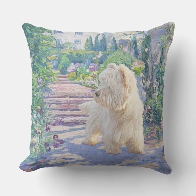 Coussin Bower Springtime (Recto)