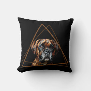 Coussin Boxer Lab noir et brun brindle