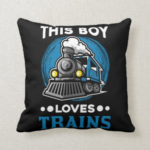 Coussin Boy Train Locomotive