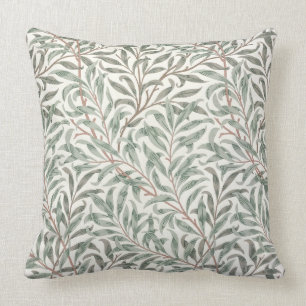 Coussin Branche de saule, conception de papier peint, 1874
