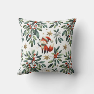 Coussin Branche Mistletoe de la chaine Père Noël Fox