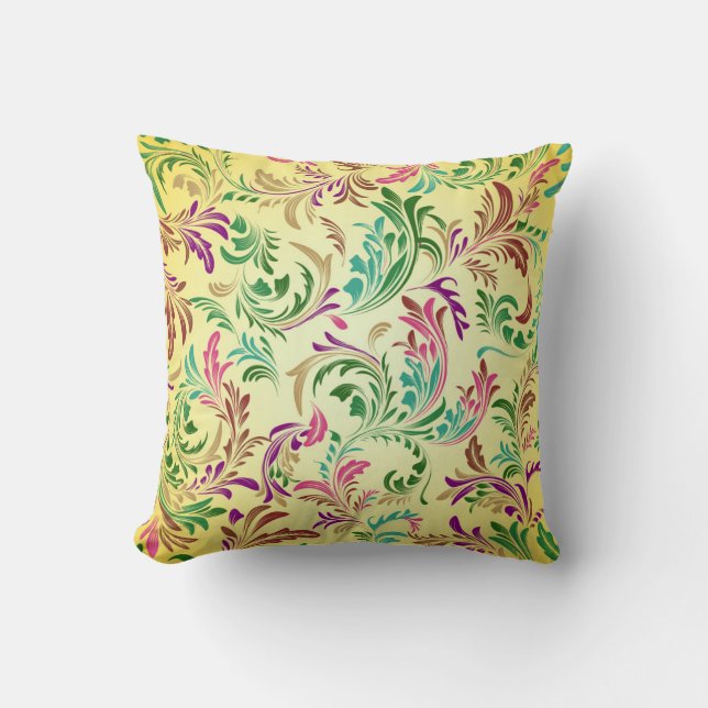 Coussin Branches Design Motif-444555 (Recto)