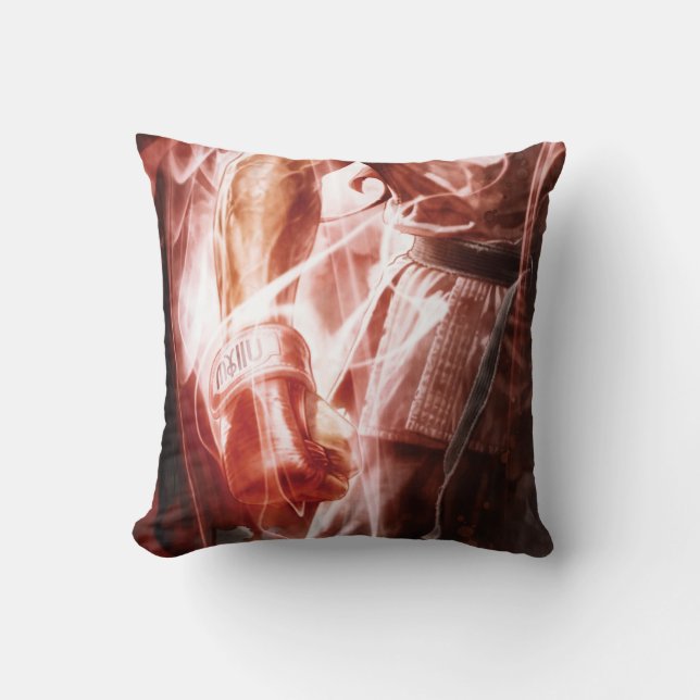 Coussin Bras droit rougeoyant de Ryu (Recto)