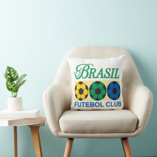 Coussin Brasil Futebol Club Vintage Soccer