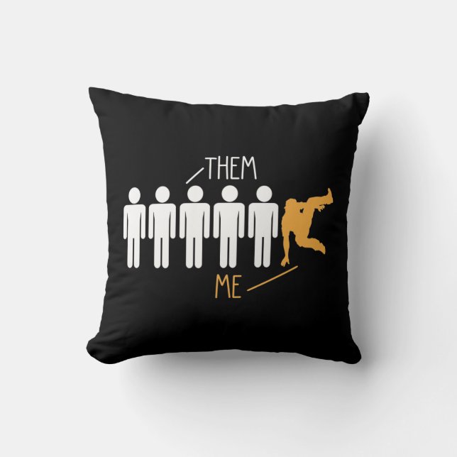 Coussin Breakdance ennuyeuse Personnes Différence Ventilat (Recto)