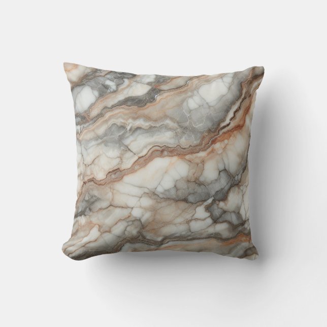 Coussin Breccia élégant : Marbre dans Splendor naturel (Recto)