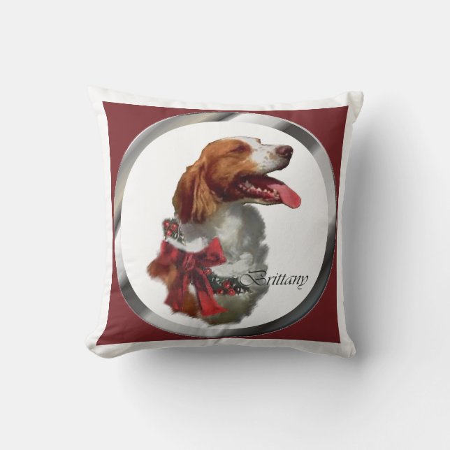 Coussin Bretagne Espagne Noël (Recto)