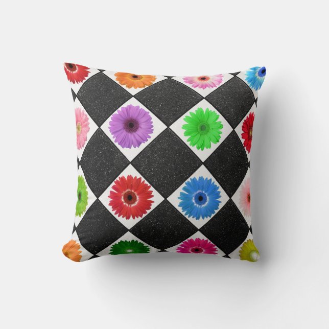 Coussin Bright Colours Daisy (Recto)