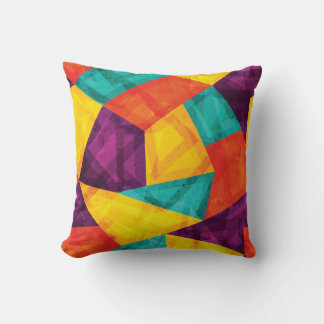 Coussin Bright Mosaic Grunge Motif transparent