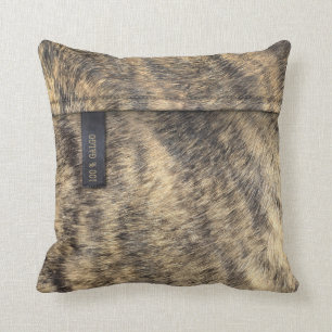 Coussin Bringé sable "Galgo"