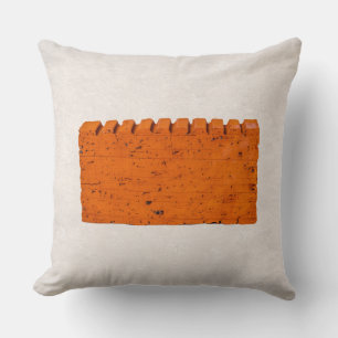 Coussin Brique Orange - Atome de la Création
