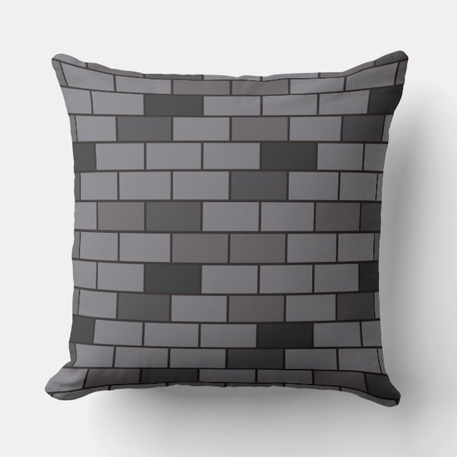 Coussin Brique par brique (Recto)