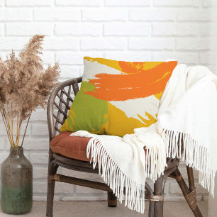 Coussin Brochures modernes - Orange, Vert & Jaune