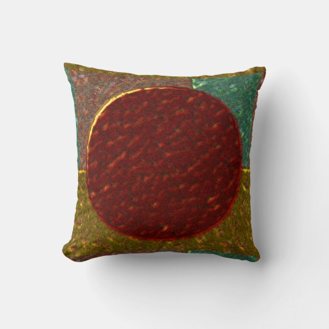 Coussin bronze texture métallique (Recto)