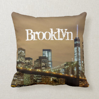 Coussin Brooklyn Bridge Skyline