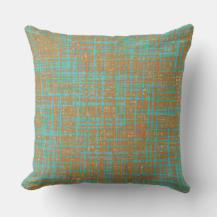 Coussin Brown clair Beige Abstrait moderne