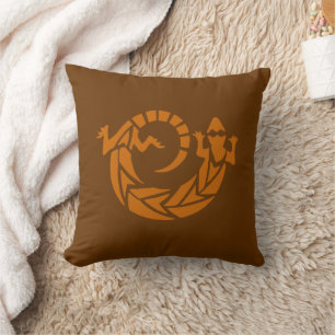 Coussin Brown Gecko Sud-Ouest