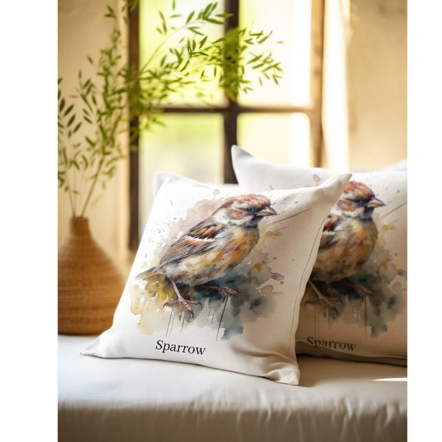 Coussin Bruant rustique, personnalisé (Créateur téléchargé)