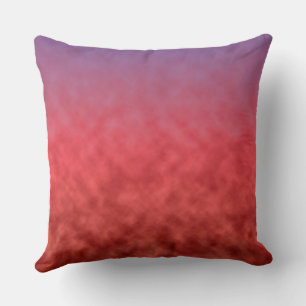 Coussin Brume Écarlate au Crépuscule