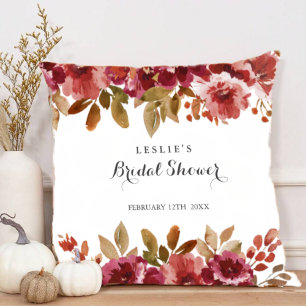Coussin Brunch & Bubbly Mariage Champêtre d'Automne